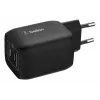 USB-C dvigubas įkroviklis Belkin ENA007KQBK 65W — dvigubas USB-C PD įkrovimas nešiojamiesiems kompiuteriams ir mobiliesiems įrenginiams