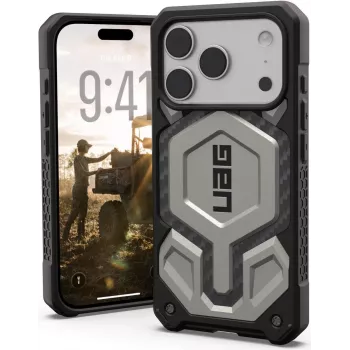 UAG Urban Armor Gear Monarch Pro MagSafe dėklas | Apple iPhone 17 Pro | titaninis | 114513113636 (114513113636)