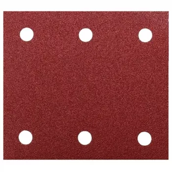 Makita - Schleifpapier - für Holz, Metall, Stahl, lackiertes Holz - 10 Stücke - rechteckig - Körnung: P80 - 102 mm x 114 mm (P-33102)
