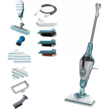 Juoda & Decker BHSM1610DSM nešiojamasis garų valytuvas 0,5 l 1600 W vandens mėlynumo spalvos, baltas