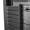 PC Case MODECOM Oberon Pro Midi Tower — juoda, palaiko ATX/microATX/ITX, 7 išplėtimo lizdai, iki 395 mm GPU, 5 HDD/3 SSD vietos