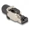 DeLOCK 86017 laido jungtis RJ45/LSA, juoda/sidabrinė, kištukas