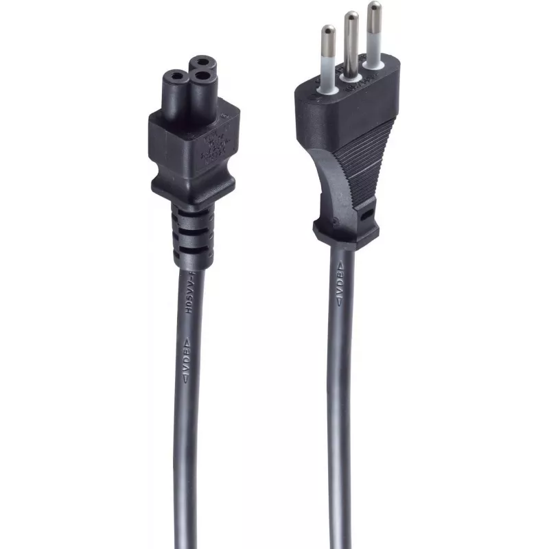Maitinimo laidas juodas 1.8 m ShiverPeaks BSIT60001