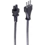 Maitinimo laidas juodas 1.8 m ShiverPeaks BSIT60001