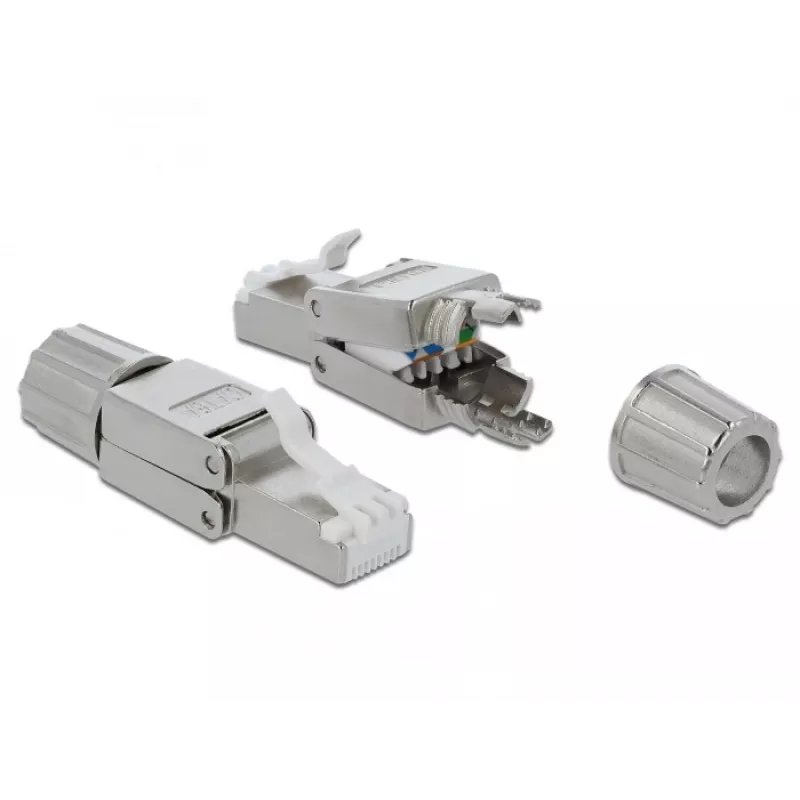 Laidinė jungtis DeLOCK 86477 RJ-45 Pilka