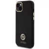 GUESS | GUHCP15M4DGPK | Nugarėlės dangtelis | Apple | iPhone 15 Plus/14 Plus | TPU, silikonas, mikropluoštas | juoda