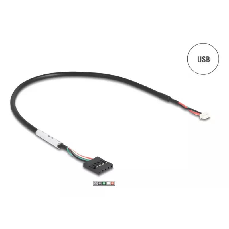 DeLOCK 90892 nuoseklusis keitiklis / kartotuvas / izoliatorius USB 2.0 RS-232 žalias nerūdijantis plienas