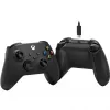 Microsoft Xbox belaidis valdiklis + USB-C laidas juodas žaidimų pultas analoginis / skaitmeninis PC, Xbox One, Xbox One S, Xbox One X, Xbox Series S, Xbox Series X