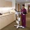 Ergotron StyleView nešiojamojo kompiuterio vežimėlis, SV10 - vežimėlis nešiojamajam kompiuteriui - medicininis - metalas - balta, aliuminis - ekrano dydis: iki 43,2 cm (iki 43,20 cm (17)) (SV10-1100-0)