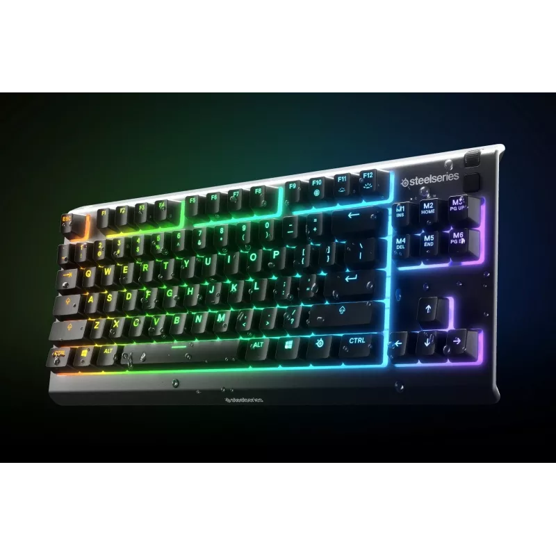 Steelseries APEX 3 TKL klaviatūra USB QWERTY US English juoda