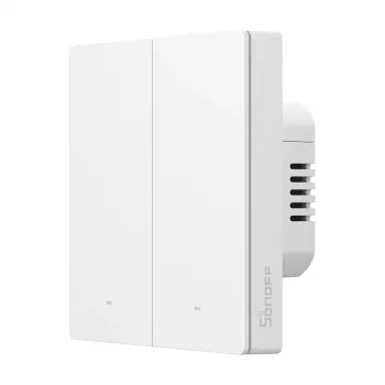 Sonoff ZBM5-2C-86W (2 kanalų) Zigbee išmanusis liečiamas sieninis jungiklis