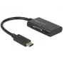 Delock USB 3.1 Gen 1 kortelių skaitytuvas USB Type-C kištukas 4 lizdai - Kortelių skaitytuvas - Viskas viename (MMC, SD, miniSD, RS-MMC, TransFlash, MMCmobile, microSD, MMCmicro, SDHC, miniSDHC, microSDHC, SDXC, microSDXC, SDHC UHS-I, microSDHC UHS-I)