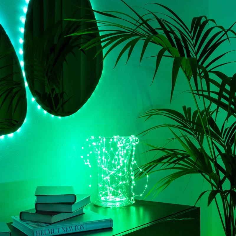 LED girlianda Twinkly TWD200STP-TEU įvairiaspalvė vidaus juostelė, 5 cm tarpai, IP20, permatomas kabelis