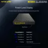 Portable Power Bank Nitecore NB10000 — 10000 mAh, USB‑A + USB‑C, 38W total output, Pilka