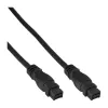 FireWire 800 laidas InLine 39902 1,8 m kištukas/kištukas juodas