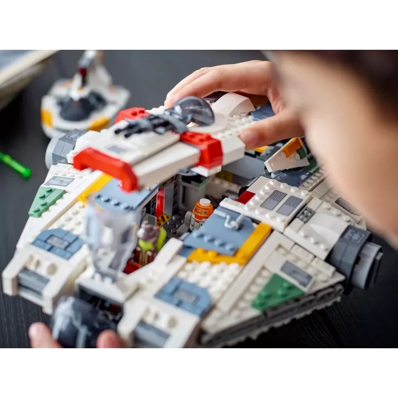 LEGO Star Wars žaidimo rinkinys 75357 — The Ghost and Phantom II, 1 394 dalys, 4 mini figūrėlės, amžius 10+