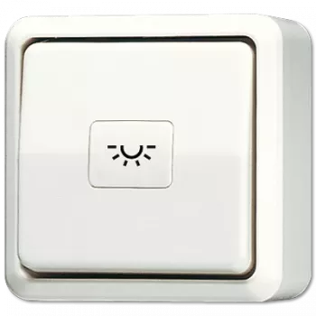 JUNG 631A Elektros jungiklis Mygtukinis jungiklis Baltas (631A)