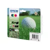 Epson Golf ball T3479 rašalo kasetė 1 vnt. Originali juoda, žalsvai mėlyna, rausvai raudona, geltona