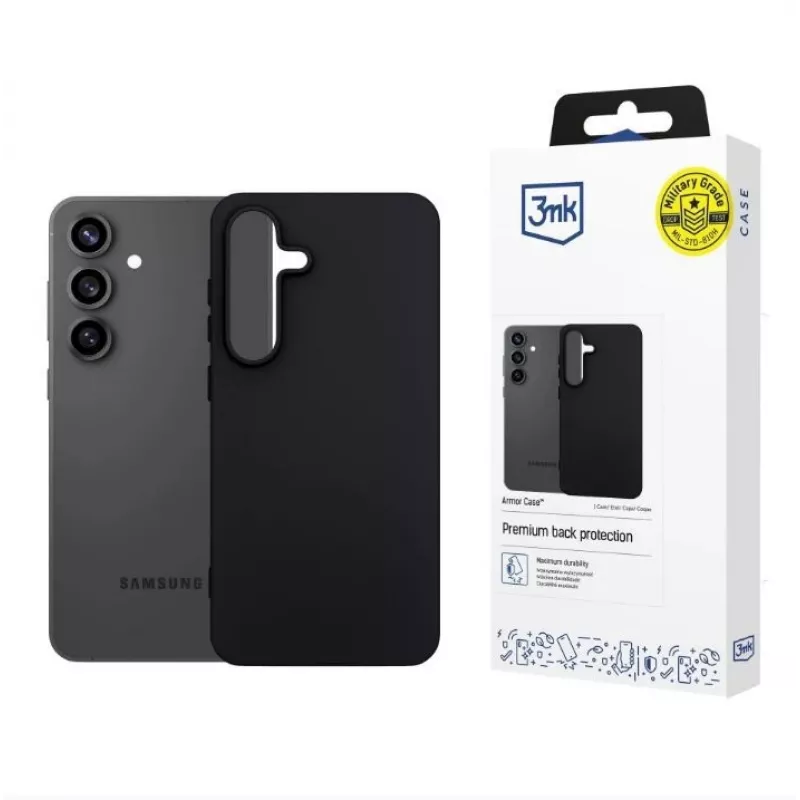 Apsauginis dėklas 3MK, skirtas Samsung Galaxy S25 FE – matinė apdaila, plonas korpusas