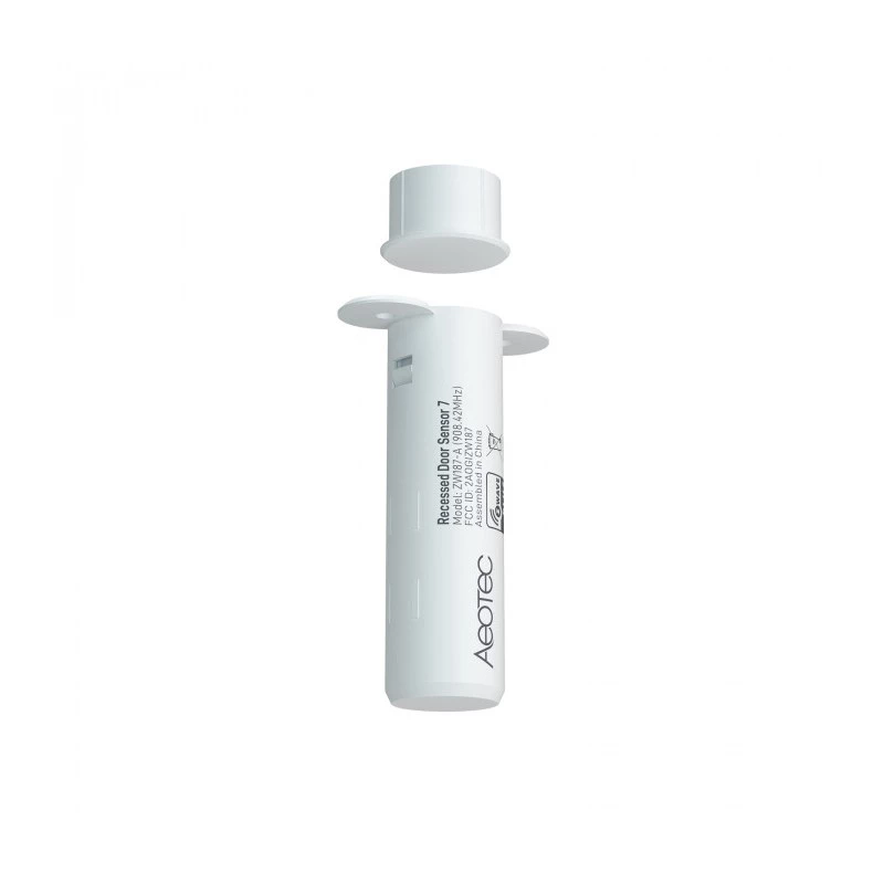 Įleidžiamas durų jutiklis AEOTEC Recessed Door Sensor 7 Z-Wave Plus V2 baltas — įleidžiamas kontaktinis jutiklis durims/rėmams