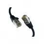 EFB-Elektronik CAT8.1 juodas 0,50m RJ45 komutacinis kabelis S/FTP PIMF LSZH 2000MHZ 40GB tinklo kabelis Gamintojas: EFB Elektronik (EC020200300)