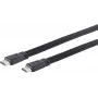 HDMI laidas ShiverPeaks 77471-FLAT — plokščias 1,5 m, juodas