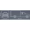 Konstruktorius Cobi RAM 3500 Greitosios pagalbos automobilis modelis 24609 kaladėlių rinkinys