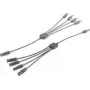 shiverpeaks ®-PV4 T-Adapter Cable Set, 4/1, 6mm², Juoda/Juoda, 30cm (BS02-21054)