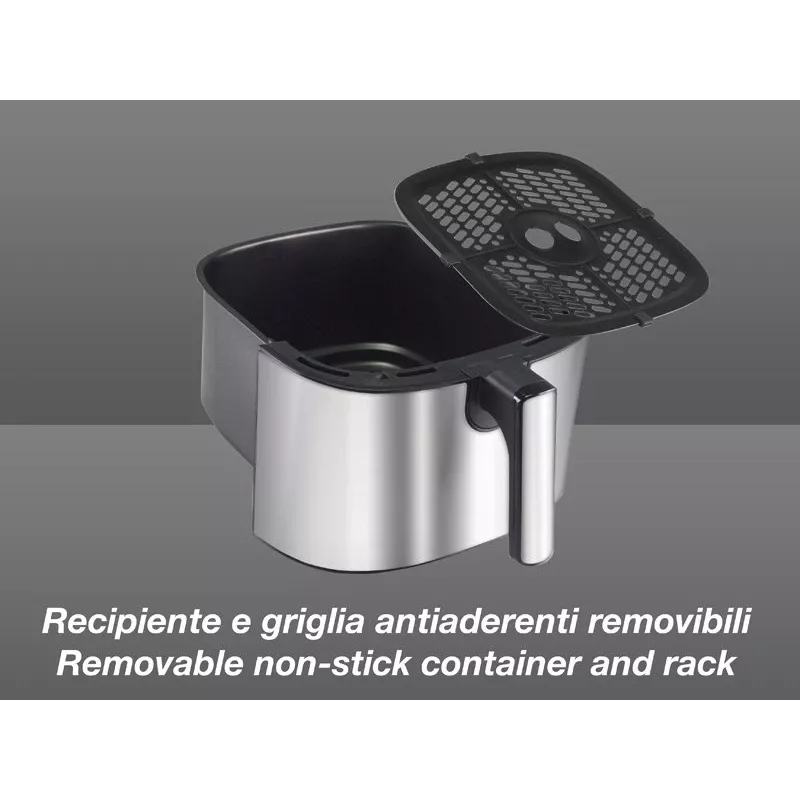 Elektrinė gruzdintuvė Beper P101FRI070 1,5 l talpa reguliuojama temperatūra, kompaktiška stalviršiui