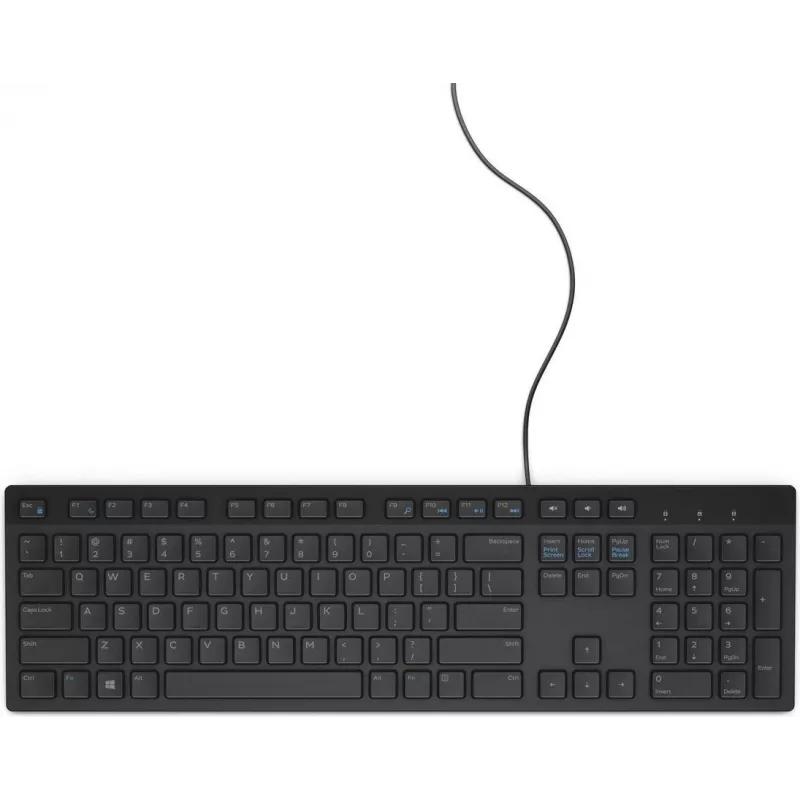 Dell KYBD 104 USEU KB216-B LOGI KB216 pilno dydžio 100 % – klaviatūra