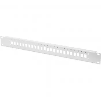 Plieninė priekinė plokštė 24 LC/DX adapteriams Digitus DN-96207-AL