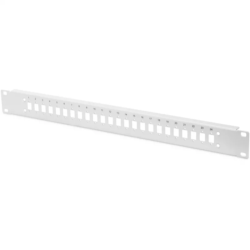 Plieninė priekinė plokštė 24 LC/DX adapteriams Digitus DN-96207-AL