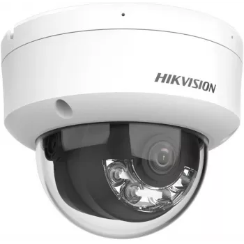 Apsaugos kamerų Hikvision DS-2CD2123G2-LIS2U (2.8 mm) — 6 MP kupolinė, PoE, IR 30 m, WDR 120 dB, microSD iki 512 GB