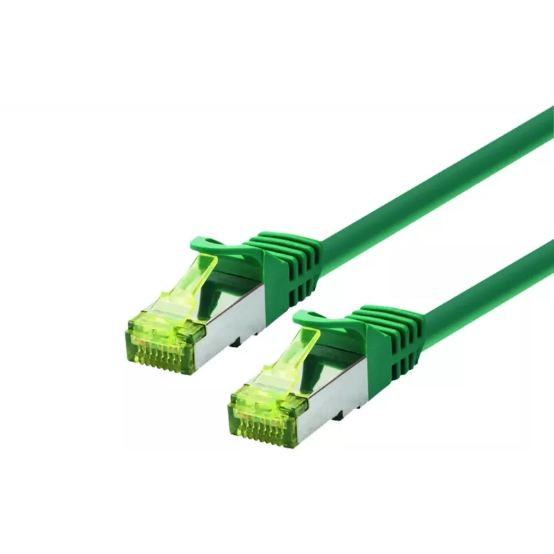 Tinklo kabelis LOGON TCR6ASS070G RJ-45 Cat6a 7 m žalias