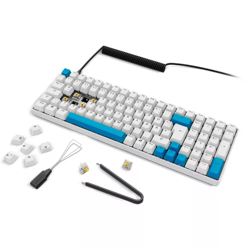 Žaidimų klaviatūra Sharkoon SGK50 S2 Mechanical QWERTZ belaidė