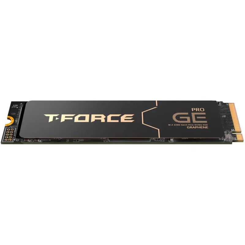 T-Force GE Pro 2 TB, SSD juoda/auksinė, PCIe 5.0 x4 | M.2 2280 | AirFlow I-Heat Sink