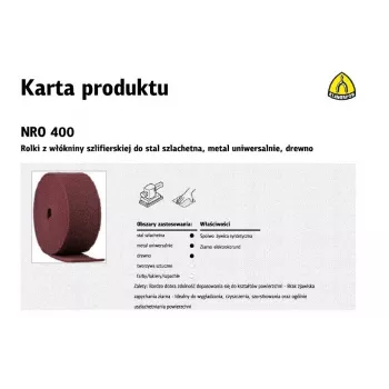K.NEUSTINIS RITINĖLIS 150mm NRO 400 /10mb *