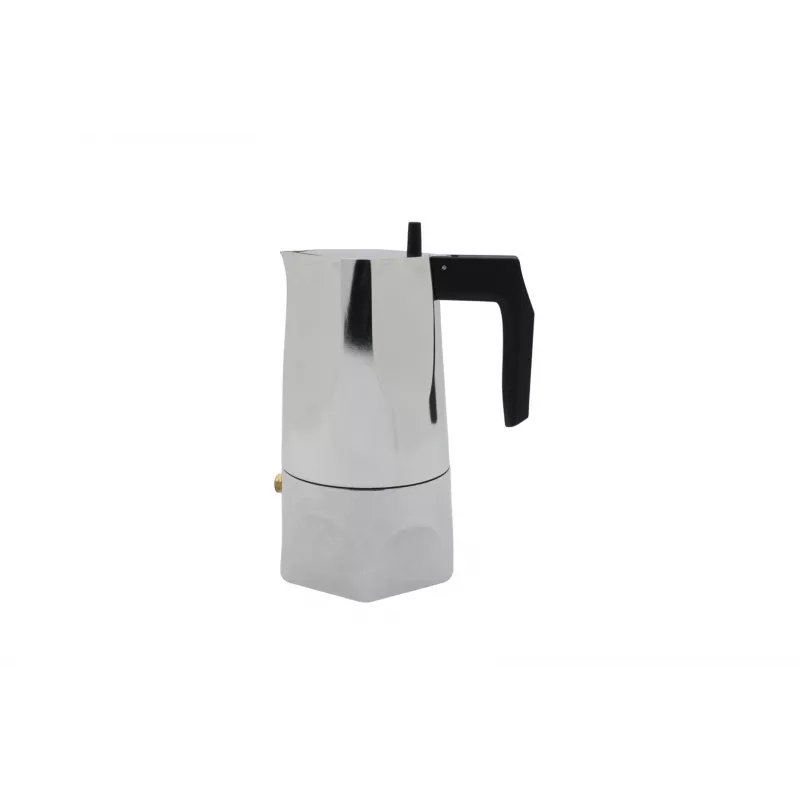 Alessi MT18/3 Espreso aparatas Ossidiana, Nerūdijantis plienas, Aliuminis, 3.5 x 18.5 x 40.5 cm