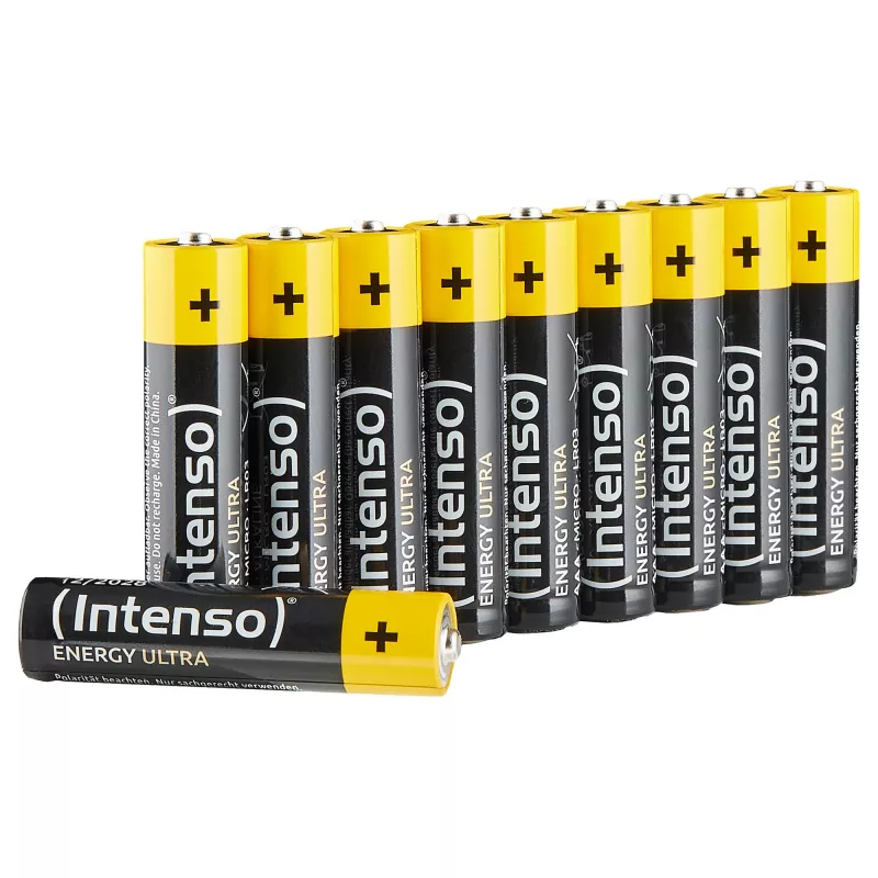Intenso Batteries Energy Ultra AAA LR03 pakuotė po 10 vnt. susitraukiančioje plėvelėje