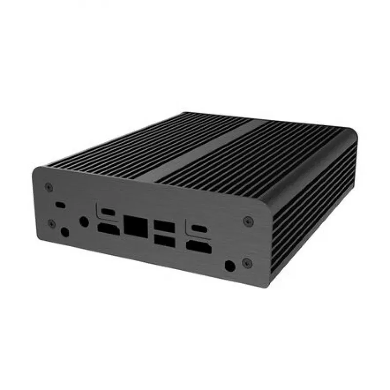 Kompiuterio korpusas Akasa Newton AC UCFF, skirtas Intel NUC 13 Pro i3, be ventiliatoriaus - juodas