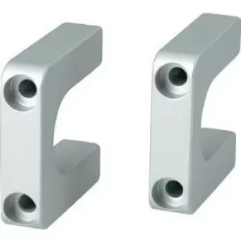 Rankena SCHROFF Multipac 20860-256, pilkas plastikinis laikiklis 40×40×10 mm, montavimo priedas