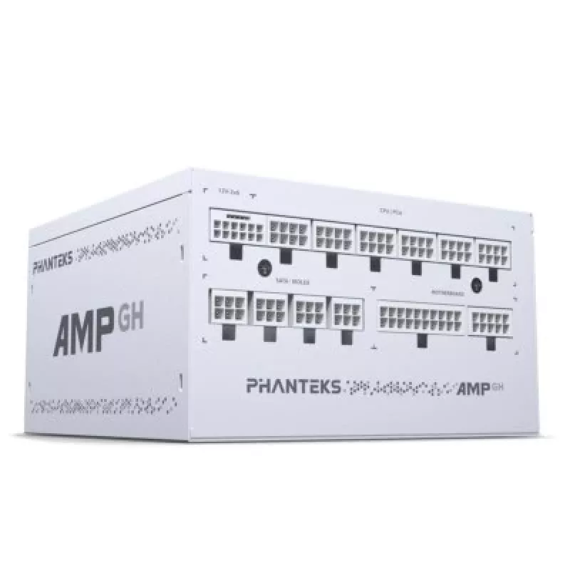 Maitinimo blokas PHANTEKS AMP GH 850 W, 18+10 pin ATX, visiškai modulinis, 80 PLUS Gold, baltas