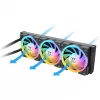 AIO skysčiu aušinamas procesoriaus aušintuvas THERMALTAKE MAGFloe 360 Ultra — 360mm radiatorius, RGB ventiliatoriai