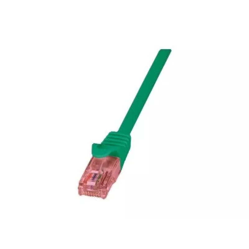 Tinklo kabelis LOGILINK 0,25 m Cat6 U/UTP su RJ-45 jungtimis, žalias