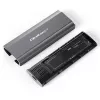 Qoltec 52271 saugojimo diskų dėklas SSD dėklas Pilka M.2