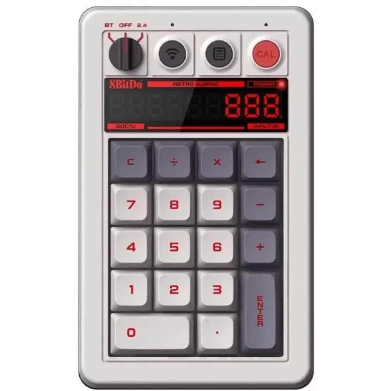 Mechaninis skaičių klaviatūros blokas 8BitDo Retro N Edition — suderinamas su Windows ir Android