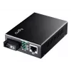 Tinklo medijos keitiklis Cudy MC100GSB-60A 1000 Mbit/s Daugiamodis Vienmodis Juodas