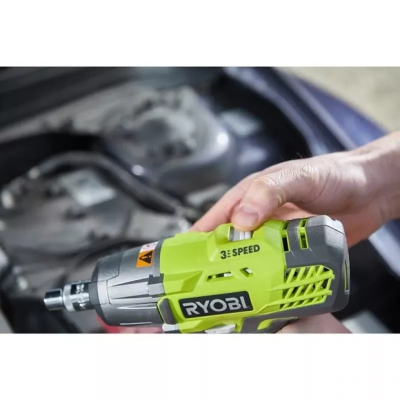 Ryobi R18IW3 elektrinis atsuktuvas/smūginis suktuvas 1/2 One+ 18V 2,0Ah Juodas, Žalias