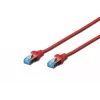 Tinklo kabelis Digitus CAT 5e SF/UTP RJ-45 2 m raudonas