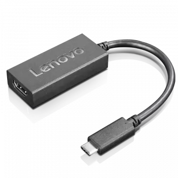 Lenovo 4X90R61022 vaizdo kabelio adapteris 0,24 m USB Type-C HDMI Type A (Standard) juodas